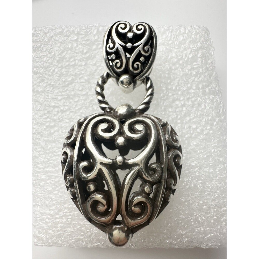 Brighton Bibi Heart Pendant Silver Plated
